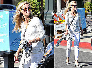 Pictures of Reese Witherspoon Eating Out With Friends in LA