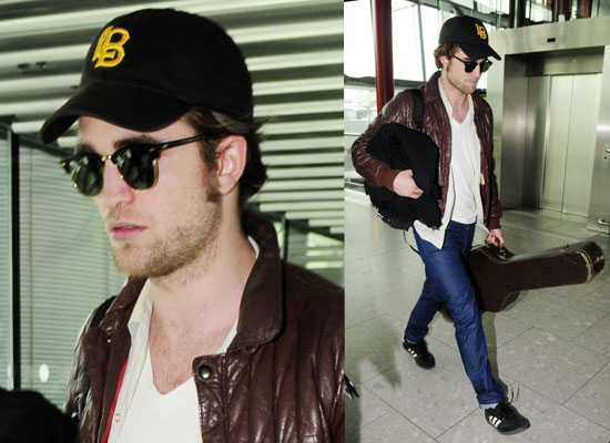 Photos of Robert Pattinson at Heathrow