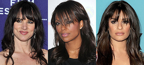 Celebrities With Long Bangs