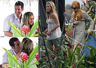Pictures of Jennifer Aniston, Adam Sandler And Nicole Kidman Filming Just Go With It in Hawaii
