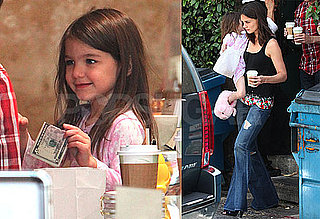 Pictures of Katie Holmes And Suri Cruise Getting Coffees Together in LA