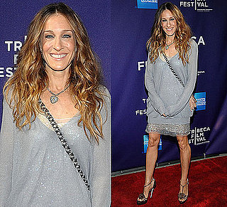 Sarah Jessica Parker Wears Stella McCartney and Brian Atwood at Tribeca Film Festival