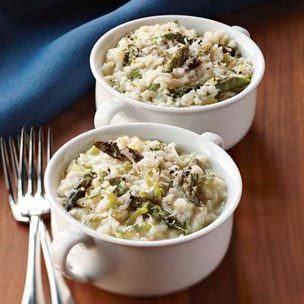 Easy Baked Risotto With Grilled Asparagus Recipe Easy Baked Risotto With Grilled Asparagus Recipe