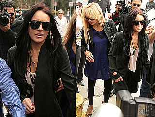 Pictures of Lindsay Lohan Arriving at DUI Deposition in LA