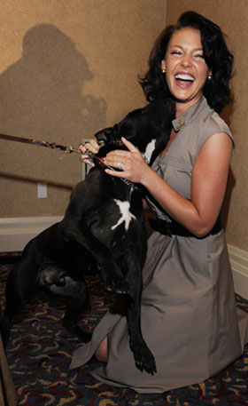 Katherine Heigl and Her Dog, Apollo Katherine Heigl and Her Dog, Apollo
