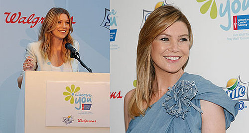 Pictures of Ellen Pompeo at Choose You American Cancer Society Event