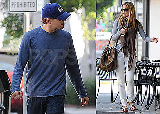 Pictures of Leonardo DiCaprio and Bar Refaeli Shopping For a Pool Table in LA