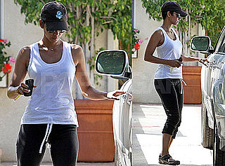 Pictures of Halle Berry Leaving Her Workout in LA Amid Breakup Stories From Gabriel Aubry