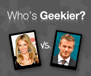 Play GeekSugar's Who's Geekier Faceoff Game and Win $500! 2010-05-09 11:00:51