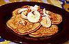Recipe for Banana Almond Oatmeal Pancakes