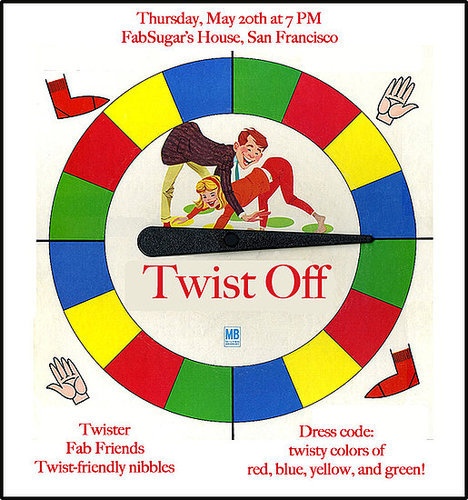 Invite Idea For Twister Game Night