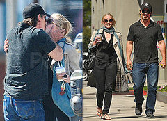 Pictures of Josh Brolin Kissing Marley Shelton