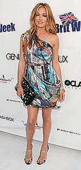 Cat Deeley in Mulitcolored Matthew Williamson Dress at Genlux Britweek Fashion Designer of the Year Award and Show Cat Deeley in Mulitcolored Matthew Williamson Dress at Genlux Britweek Fashion Designer of the Year Award and Show