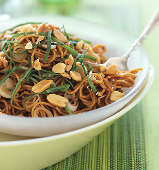 Sesame Noodles With Chopped Peanut Recipe