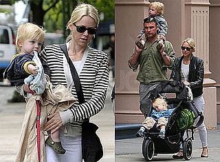Pictures of Naomi Watts With Liev Schreiber and Their Children Samuel and Sasha