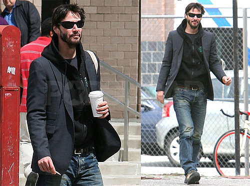 Pictures of Keanu Reeves Walking in New York