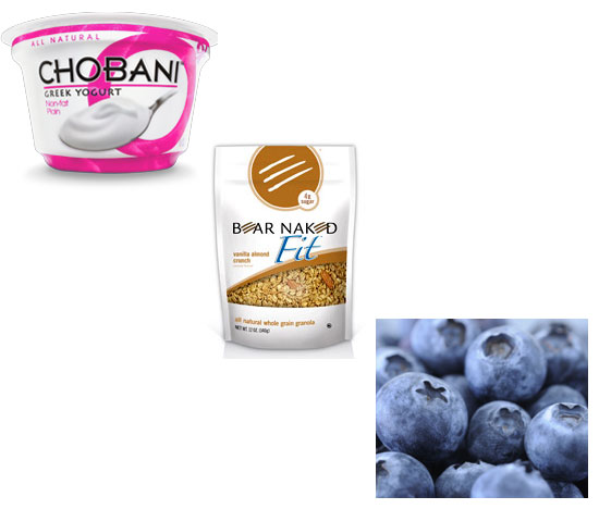 Yogurt, Granola, and Fruit