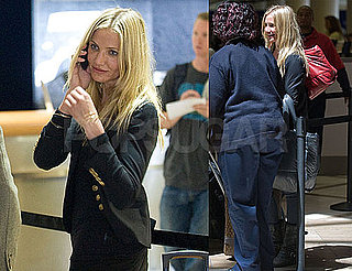 Pictures of Cameron Diaz Arriving at LAX