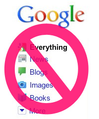 Get Rid of Google's Left-Hand Sidebar
