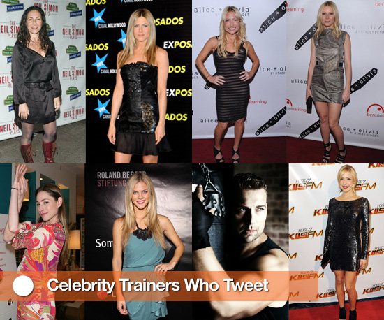 I love using my Twitter account to follow celebrity trainers and fitness 