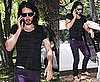 Photos of Russell Brand in Purple Jeans in LA
