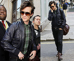 Pictures of Doctor Who Matt Smith Talking on His Phone, Wearing Shades, Signing Autographs at Radio 1 Studios in London Pictures of Doctor Who Matt Smith Talking on His Phone, Wearing Shades, Signing Autographs at Radio 1 Studios in London