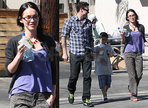 Pictures of Megan Fox and Brian Austin Green After Eating Lunch in LA