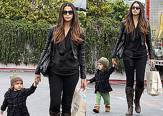 Pictures of Camila Alves and Levi Shopping in Malibu
