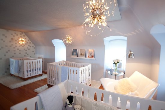 Room With Three Views: Triplet Nursery
