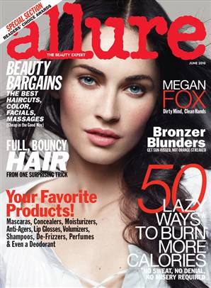 Megan Fox In Allure: Admits to OCD and Going a Week Without Eating