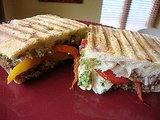 Vegetable Panini with Pesto Vegetable Panini with Pesto