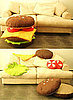 Hamburger Scatter Cushions