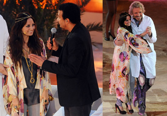 Pictures of Nicole and Lionel Richie on German Talk Show Pictures of Nicole and Lionel Richie on German Talk Show
