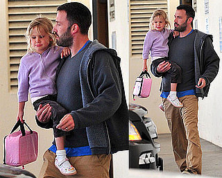 Pictures of Violet Affleck and Ben Affleck Leaving School in Santa Monica