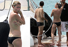 Kate Moss Bikini and Topless Photos in St. Barts Kate Moss Bikini and Topless Photos in St. Barts