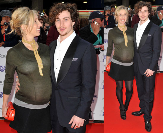 Pictures of Sam Taylor-Wood and Aaron Johnson at the National Movie Awards 2010
