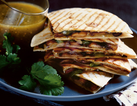 Mushroom-Manchego Quesadilla Recipe Mushroom-Manchego Quesadilla Recipe