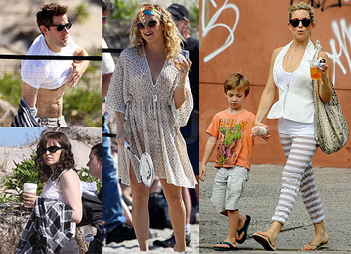 Pictures of Kate Hudson, John Krasinski, Colin Egglesfield, and Ginnifer Goodwin Filming Something Borrowed