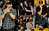 Pictures of Justin Timberlake And Leonardo DiCaprio at a Lakers Game