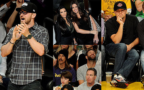 Pictures of Justin Timberlake And Leonardo DiCaprio at a Lakers Game 2010-06-07 09:15:00