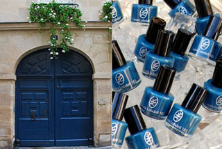 Blue Nail Polish Inspired by Paris
