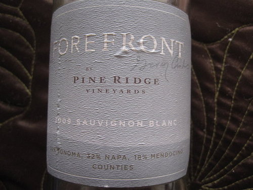 Review of 2009 Forefront Sauvignon Blanc