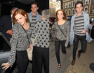 Pictures of Emma Watson and George Craig Seeing a Play in London