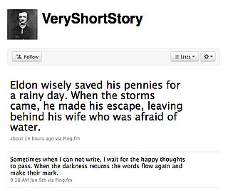 Very Short Story on Twitter