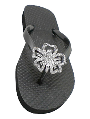 Rhinestone Bow Wedge Shoes - Jamie Kreitman