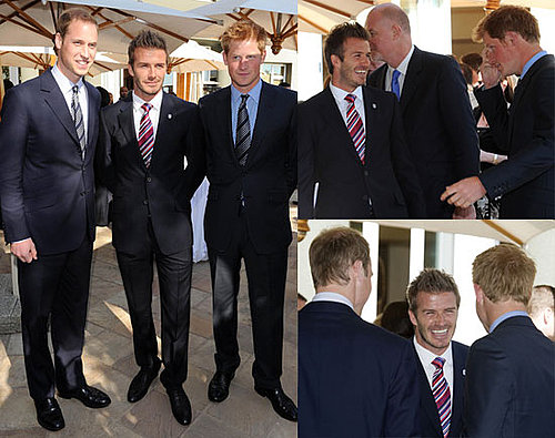 Pictures of David Beckham, Prince William, And Prince Harry Together in South Africa During The World Cup 2010-06-21 02:00:30