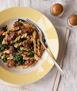 Gemelli With Spicy Sausage and Spinach Recipe