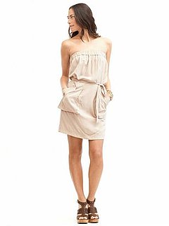 Banana Republic Silk Strapless Dress