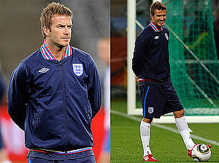 Pictures of David Beckham Practicing at a Training Session With England 2010-06-17 15:30:00