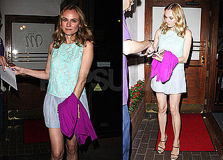 Pictures of Diane Kruger Leaving a Restaurant in LA